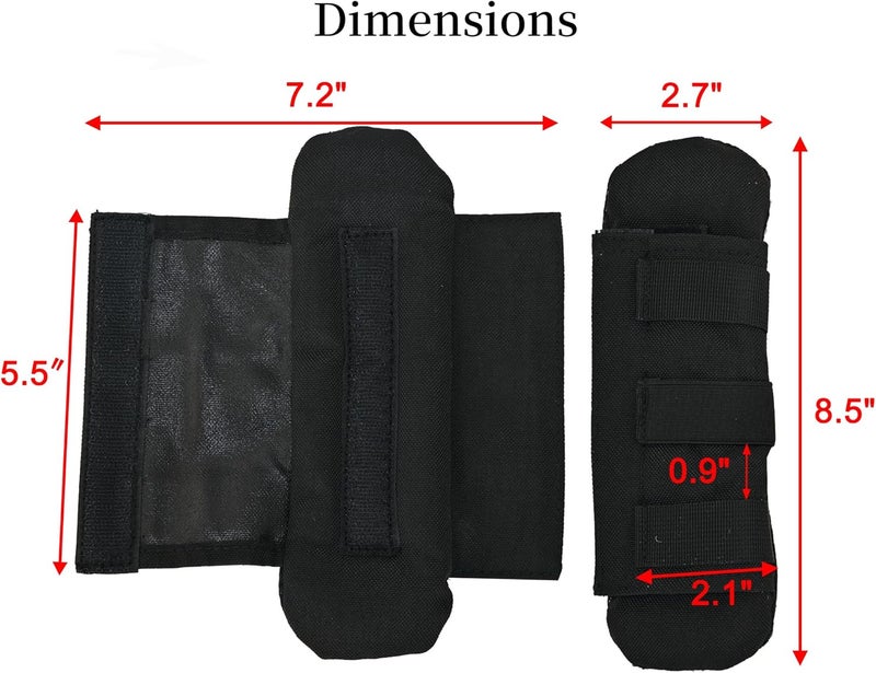 tactifans 2 Pack Shoulder Strap Pad,Vest Shoulder Strap Pads Backpack Strap Pads Fit 2'' Sling Bags Shoulder Straps - Image 2